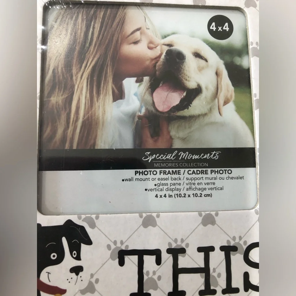 2 Adorable puppy love “This is Us”‎ dog photo frames new